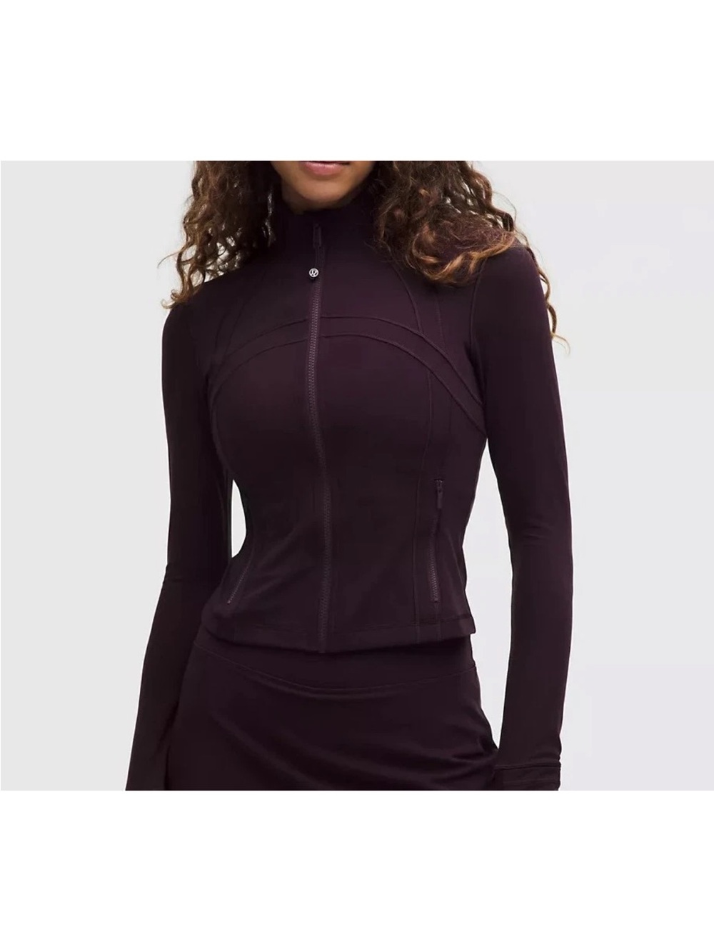 lululemon athletica Deep Plum Define Cropped Jacket